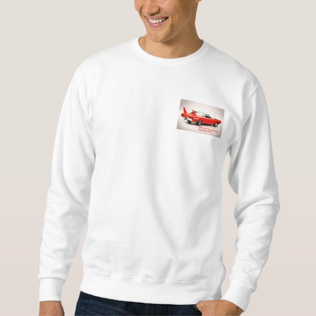 Moletom Imagem do carro clássico para camiseta-branca (Frente)