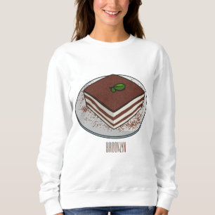 Moletom Imagem do desenho do bolo Tiramisu
