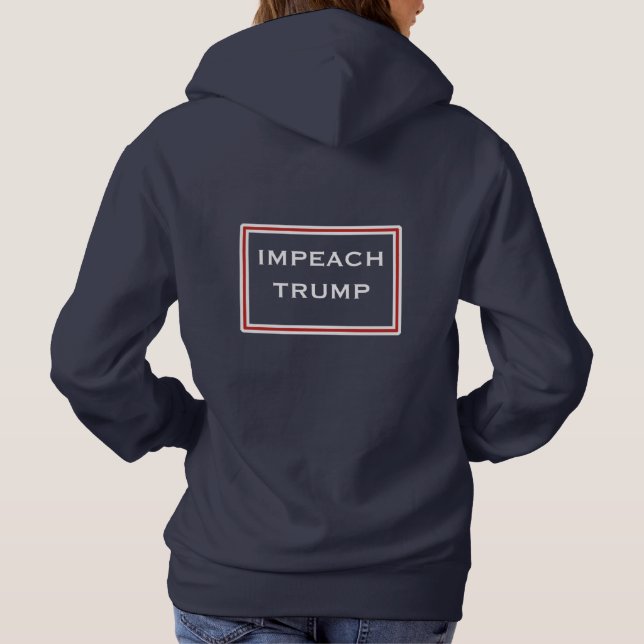 Moletom Impeach Trump Red and White (Verso)