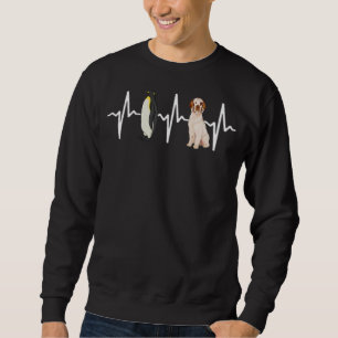 Moletom Imperador Penguin Clumber Spaniel Heartbeat