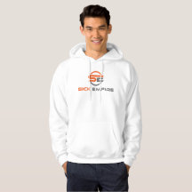 Império doente - Hoodie 4 (logotipo alaranjado &
