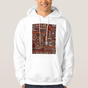 Moletom Impressão de Étnica Bordada de Estilo de Patchwork