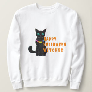 Moletom Impressão de Gato Negro, Camisola de Doce, Festa d