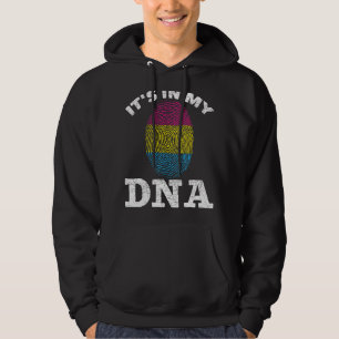 Moletom Impressão Digital Pansexual Em Meu Dna Pan Pride L