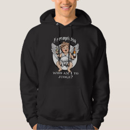 Moletom Impressão engraçada - Anjo da Guarda Engraçado