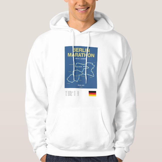 Moletom Impressão Minimalista da Maratona de Boston (Frente)