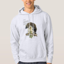 Impressão Pintado à mão, Hoodie de águia ameaçada