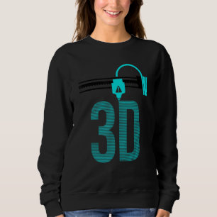 Moletom Impressora 3D Para Mulheres Impressão 3D