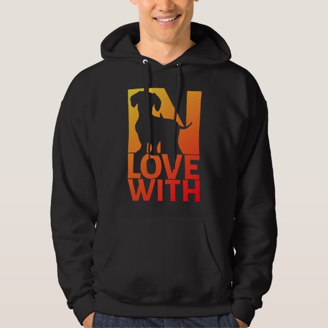 Moletom In Love With Dachshund (Frente)