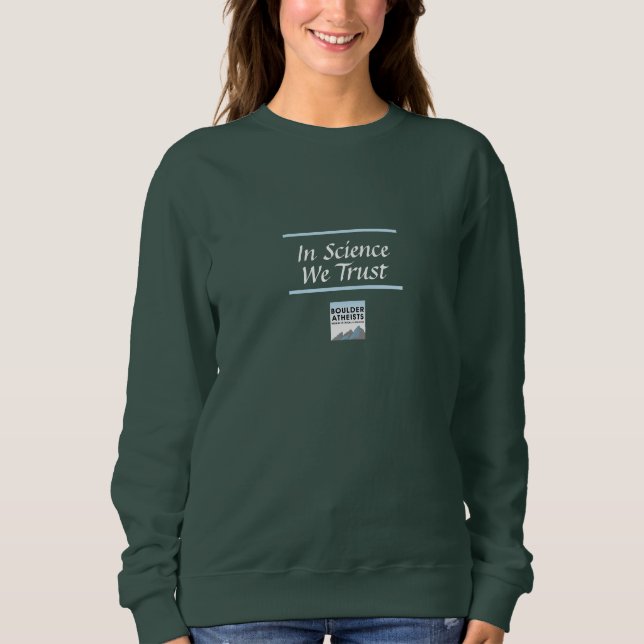 Moletom In Science We Trust Women's Sweatshirt (Frente)