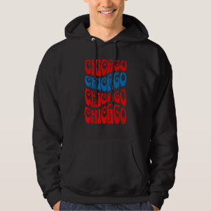 Moletom Incrível Chicago Illinois - Groovy Retro Distresso