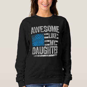 Moletom Incrível Como Minha Filha Divertida Mamãe Papai Pi