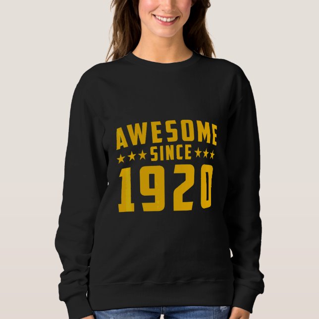 Moletom Incrível Desde 1920 Aniversário (Frente)
