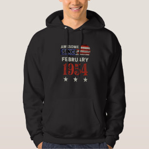 Moletom Incrível Desde 1954 Vintage Usa Flag Classic Fea