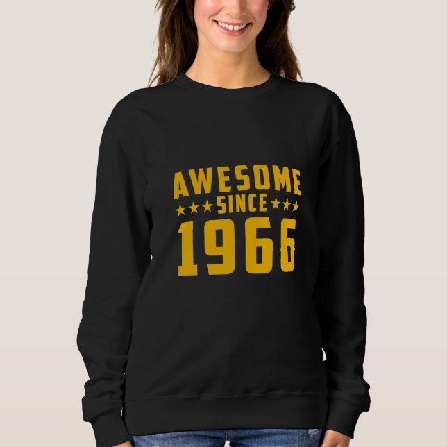 Moletom Incrível Desde 1966 Aniversário   (Frente)