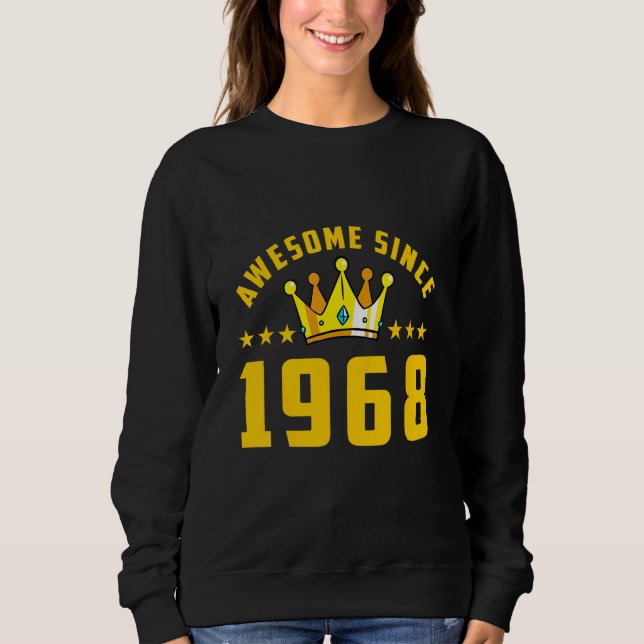 Moletom Incrível Desde 1968 Aniversário (Frente)