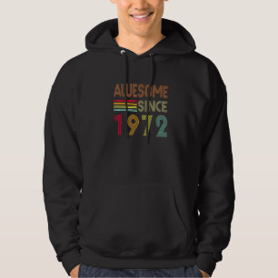 Moletom Incrível desde 1972 Vintage 50º aniversário