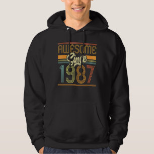 Moletom Incrível Desde 1987 35º aniversário 35 anos