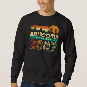 Moletom Incrível Desde 2007, 15 de Maio De Aniversário Men