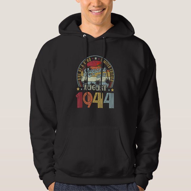 Moletom Incrível Desde Agosto De 1944 Único (Frente)