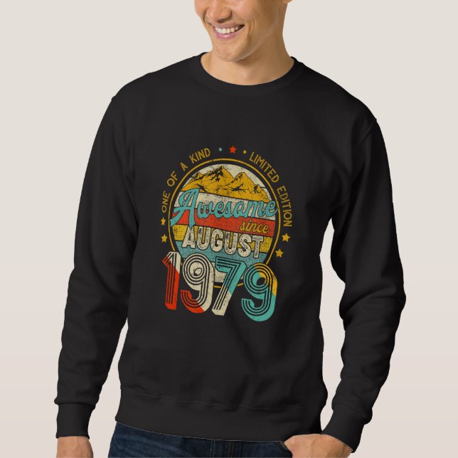 Moletom Incrível Desde Agosto De 1979 Única (Frente)