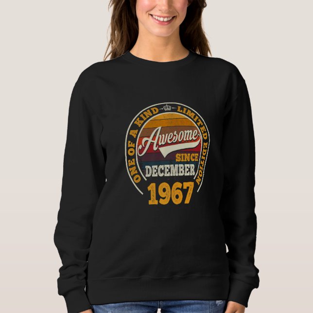 Moletom Incrível desde dezembro de 1967 55º aniversário 55 (Frente)