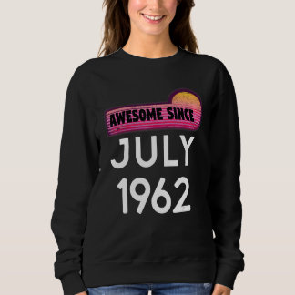 Moletom Incrível Desde Julho De 1962 Aniversário De 1962 J