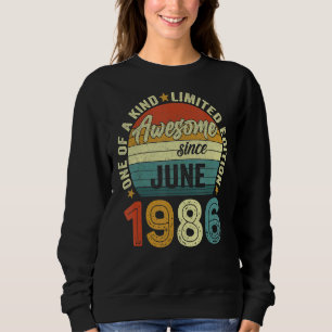 Moletom Incrível desde junho de 1986 36 anos 36 anos