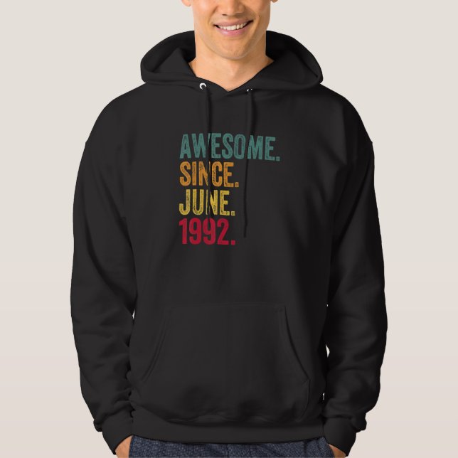 Moletom Incrível desde junho de 1992 aniversário de 30 ano (Frente)