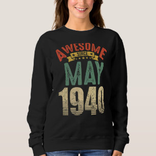 Moletom Incrível Desde Maio De 1940, 82 Anos, 82 Anos, Ani