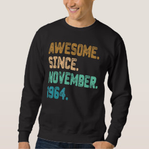 Moletom Incrível desde novembro de 1964 Vintage 58º aniver