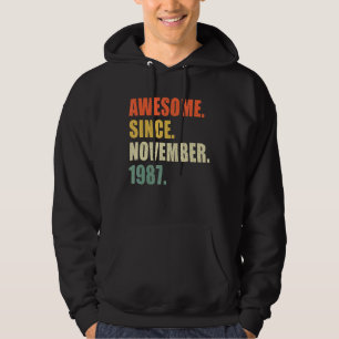Moletom Incrível Desde Novembro De 1987, Aniversário De 35