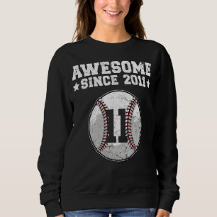 Moletom Incrível Desde O Aniversário Do 11 Baseball De 201