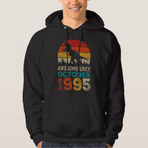 Moletom Incrível desde outubro de 1995 27th Birthday Boy D