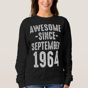 Moletom Incrível desde setembro de 1964 Pai Mãe 58º Aniver