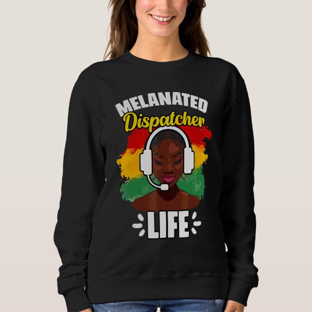 Moletom Incrível Despacho Afro-Americano Vida Para Negro D (Frente)