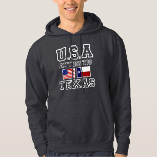 Moletom Incrível Patriótico Autêntico EUA e Texas