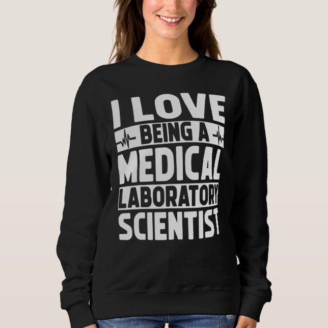 Moletom Incrível Roupa do Laboratório Médico de Laboratóri (Frente)