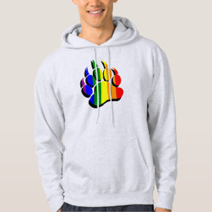 Moletom Incrível Urso Gay Arco-íris ESTAMPA DE PATAS