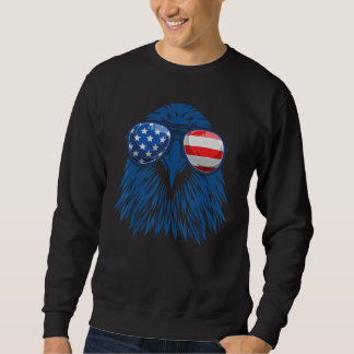 Moletom Independence Day American Flag Eagle 4th Of July