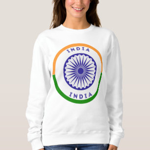 Moletom Índia Ashoka Chakra Circle Shape