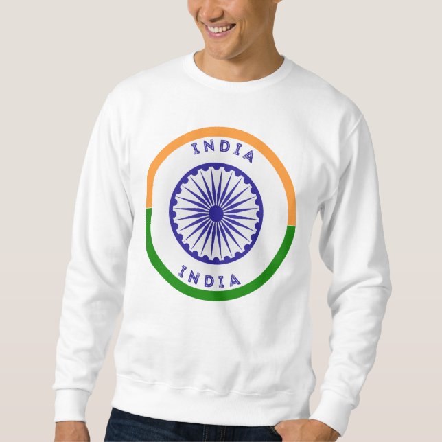 Moletom Índia Ashoka Chakra Circle Shape (Frente)