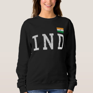 Moletom Índia: Bandeira Em Tricolor Com Ashoka Chakra Desi