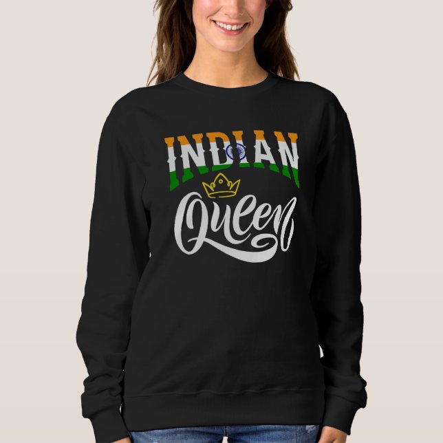 Moletom Indian Queen King India Indian India Flag Premium (Frente)