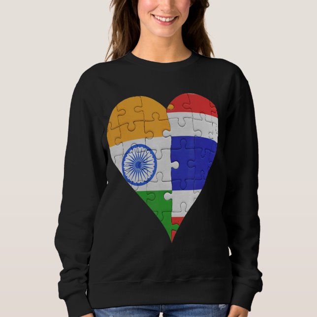 Moletom Indian Thai Flag Heart (Frente)