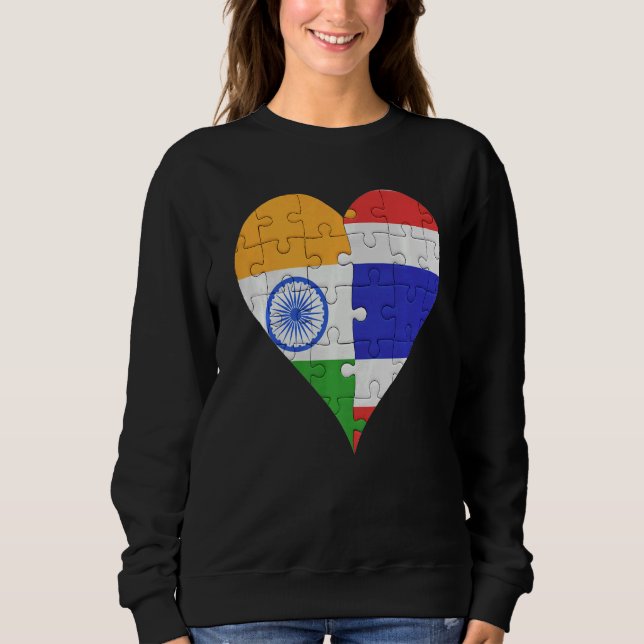 Moletom Indian Thai Flag Heart (Frente)