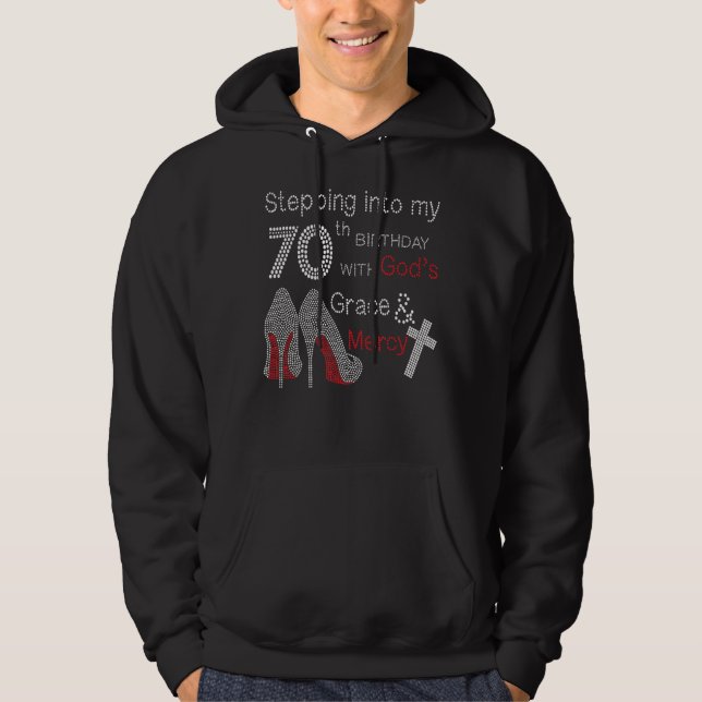Moletom Indo para o meu aniversário de 70 com a graça de D (Frente)