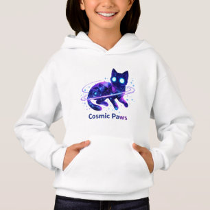 Moletom Infantil Cosmic Paws Galaxy Cat Kids