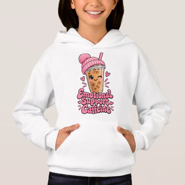 Moletom Infantil de Apoio Emocional com Café (Frente)