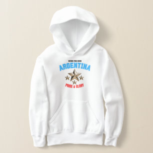 Moletom Infantil Edição Orgulho Nacional Argentina